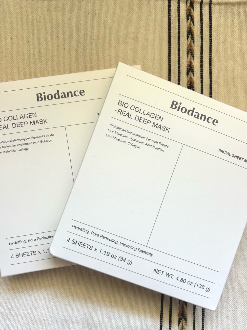 8 MASKS - Biodance Bio-Collagen Real Deep Mask Bundle – 2 Boxes NIB